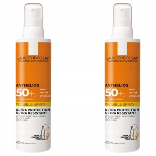 LA ROCHE-POSAY ANTHELIOS Shaka Invisible Spray SPF 50+ 200ml Twin Pack