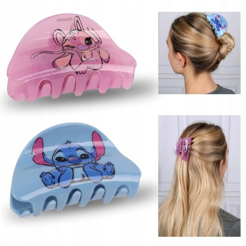  Stitch and Andzia Disney Plastic Hair Barrettes 2 pcs.