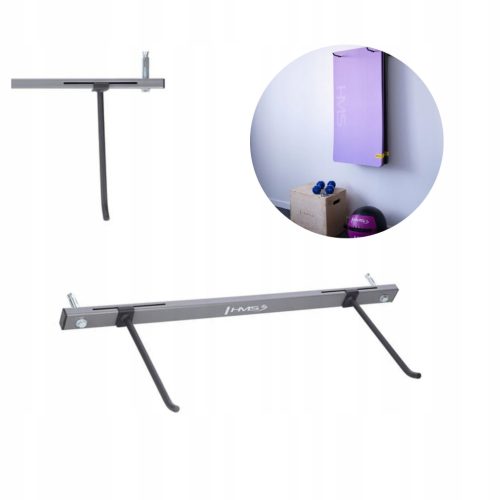  Adjustable wall mount hanger for gymnastic yoga mats HMS