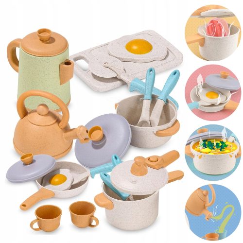  LARGE KITCHEN SET KITCHEN ACCESSORIES FOR COOKING FOOD POTS 13 EL