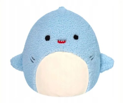  Squishmallows FUZZAMALLOWS Hairy Mascot Davie Shark 30 cm