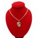 Gold SET made of 316L surgical steel Z813 MOTHER OF GOD AND CHILD