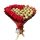  Gift for 40 30 10th birthday. Ferrero Rocher heart bouquet and soap roses