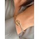  585 GOLD BRACELET, FASHIONABLE, LATEST TREND, FREE!