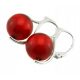  ARSYLION red earrings balls Lucido Polaris Siam