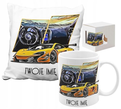  MUG SUPER CAR MUSCLE CAR EXOTIC PILLOW SUPER CAR WITH NAME