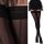  Fenome Silicone Stay-up Stockings Patterned Bows Garters Black