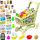  EDUCATIONAL TOY FOR CHILDREN MONTESSORI SHOPPING SET TROLLEY FRUIT GIFT