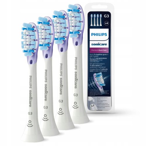  G3 replacement toothbrush heads, compatible with Philips Sonicare