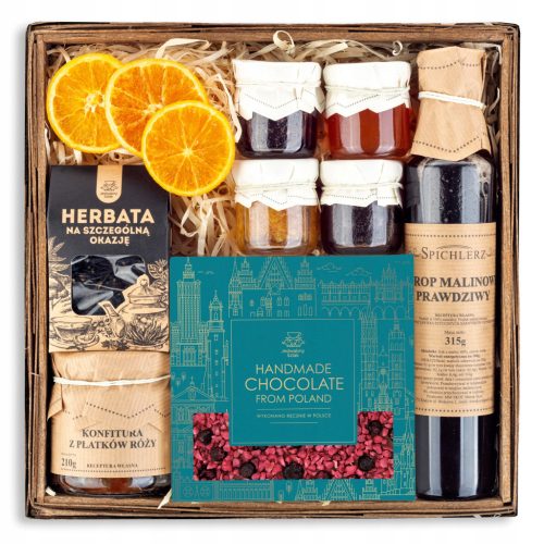  Gift basket many ingredients SET of jams tea chocolate