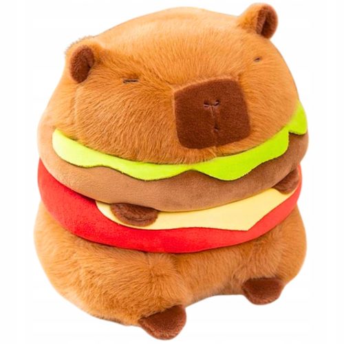  CAPYBARA MASCOT HAMBURGER LARGE PLUSH CAPYBARA TOY 30CM