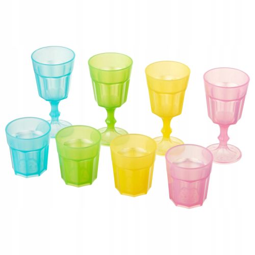  IKEA DUKTIG Glass 8pcs multicolor