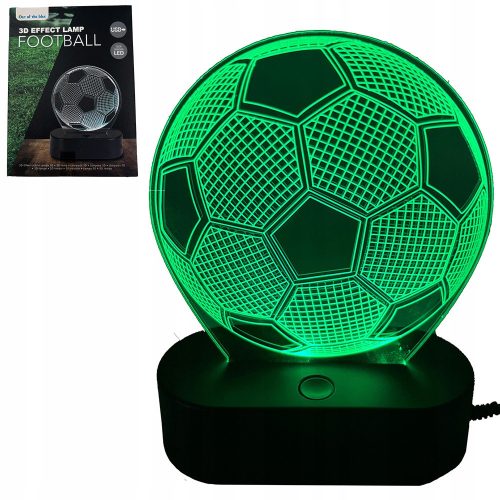  NIGHT LAMP FOOTBALL COLORS gift for a footballer boy 5-99 years old birthday