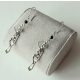  LONG SKELETON EARRINGS HANGED MAN CRYSTAL BEAGLE SILVER 925
