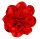  Brooch/Lapel Pin Large Satin Flower Red 15 cm / 2962