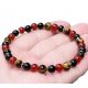  TRIPLE PROTECTION bracelet stones TOURMALINE CARNELIAN TIGER'S EYE