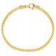  Gold Bracelet 925 Magnificent Snake Link Euphoria