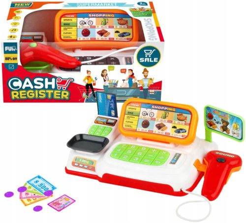  BATTERY OPERATED STORE CASH REGISTER CHILDREN'S TOY