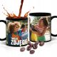  Mug with Print YOUR OWN PHOTO Photo Graphics Black 330ml