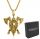  Gold Pendant Windlass Swarzyca, Axes Steel