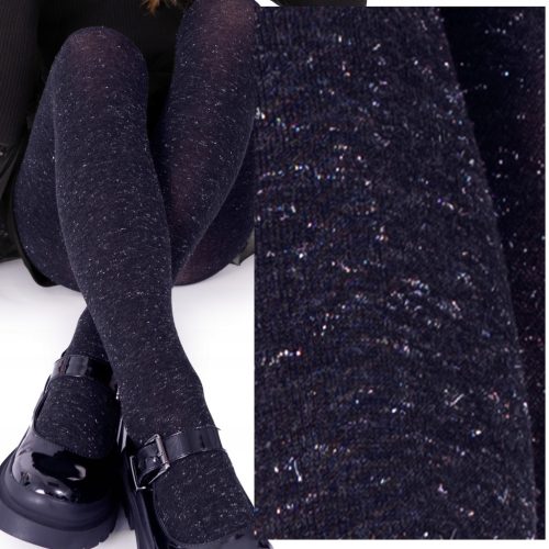  Warm Tights with glitter Children's LUREX Girls Cotton 98