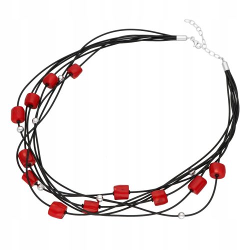  Necklace with natural coral