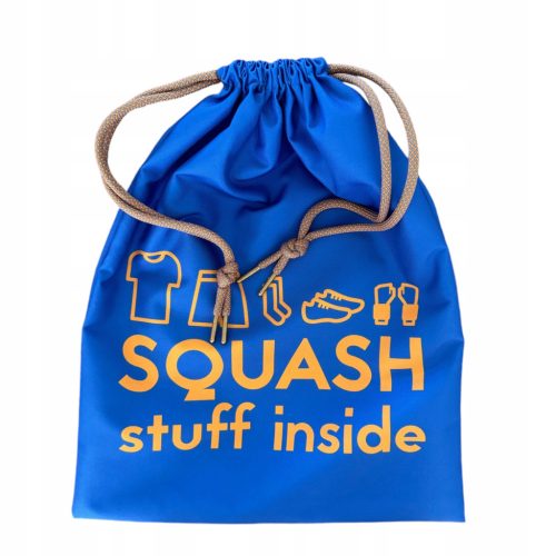  SPORTS BAG FOR SHOES AND CLOTHING, SQUASH, ECOLOGICAL, Fit Sack