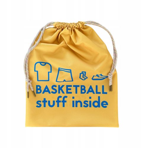  SPORTS BAG FOR SHOES AND CLOTHING, BASKETBALL, ECOLOGICAL, Fit Sack