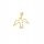  Swallow gold pendant 585 14k + BOX