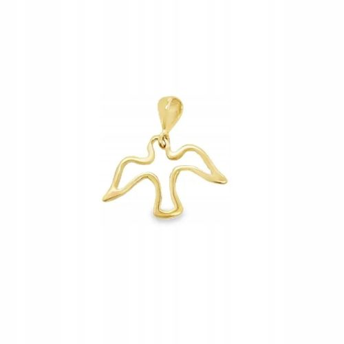  Swallow gold pendant 585 14k + BOX