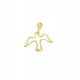  Swallow gold pendant 585 14k + BOX