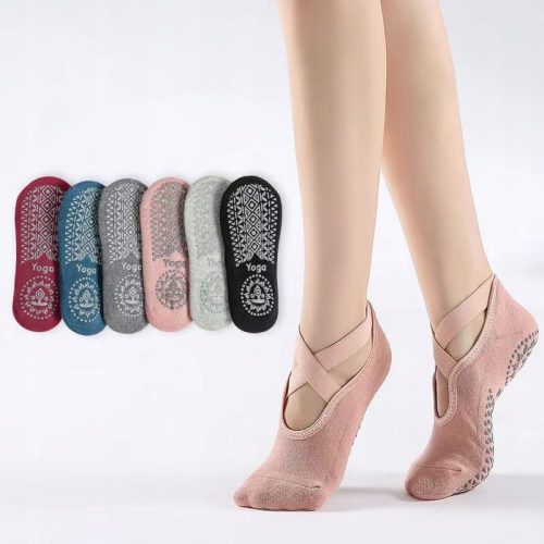  YOGA SOCKS WOMEN'S SOCKS FOR DANCE FOR DANCE PILATES x 3 pairs