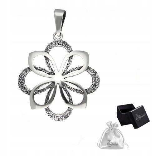  Silver pendant pr. 925 Elegant pendant ROSETTE FLOWER for Her