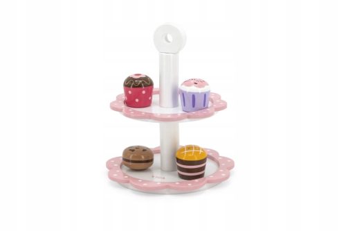  VIGA Wooden Cake Stand with Cupcakes and Cakes