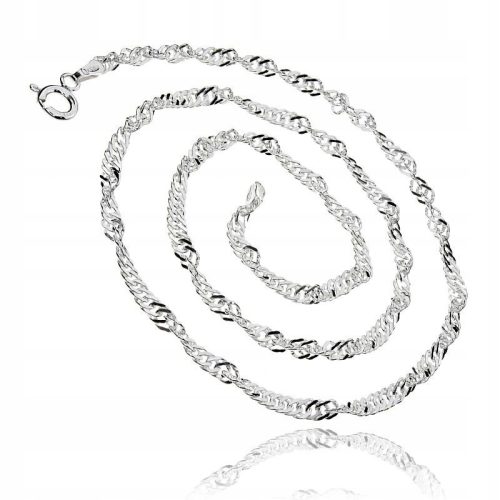  Chain Silver 925 Necklace SINGAPORE shiny STRONG 45cm