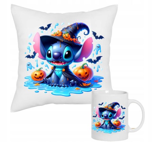  Lilo Stitch Halloween Disney Mug Pillow Set For Kids Gift