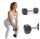  Pretorians 1x 5 kg coated/rubberized fixed dumbbells