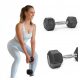  Pretorians 1x 5 kg coated/rubberized fixed dumbbells