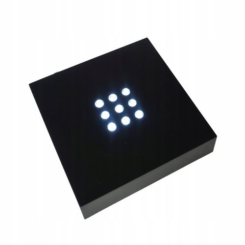  Cold white LED light illuminating base