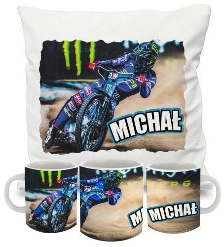  MUG + PILLOW SPEEDWAY PERSONALIZED for a fan gift birthday Speedway