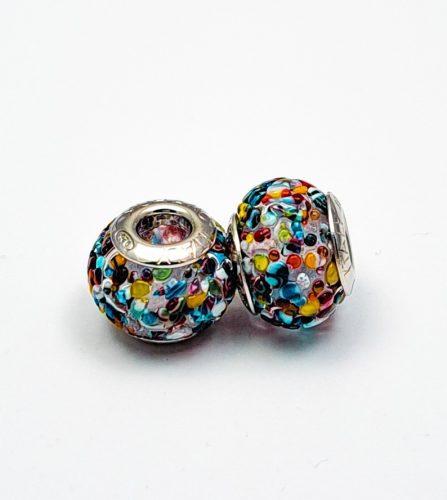  Charms Night Meadow - modular bead made of Murano glass