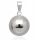  Silver pendant ball 18mm silver ball 925