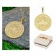  Gold 585 Gold Pendant Tree of Life Lucky Tree Odin Rune 14 kt