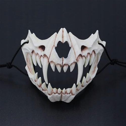  HALLOWEEN MASK SKULL JAW BONES REALISTIC