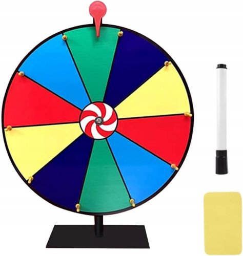  COLORFUL WHEEL OF FORTUNE FOR OWN WRITING, DRAWING GAME