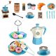  COFFEE SERVICE SET Coffee maker Coffee grinder Sweets Accessories FOR CHILDREN