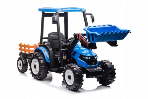  TRACTOR BATTERY POWERED VEHICLE WITH TRAILER HERCULES BLUE 24V