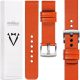  MOVEAR 22mm Strap Genuine Leather Orange