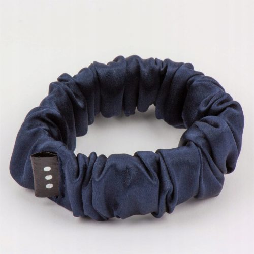  SCRUNCHIE SILK NIGHT SKY MINI SMALL NAVY