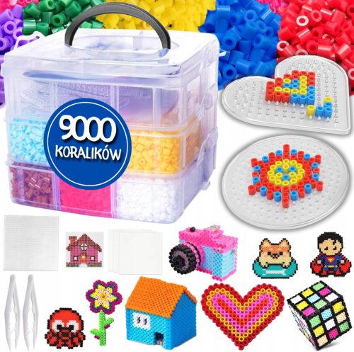  MEGA SET 9000 IRON-ON BEADS XXL CREATIVE GIFT